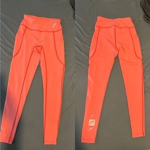 Flag Nor Fail Medium Vivid Legging - Salmon